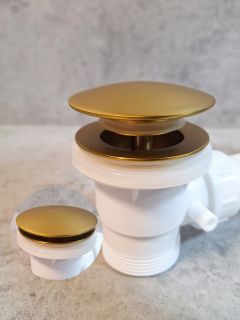 Слив-перелив для ванны AltroBagno BD 070305 OrSp матовое золото