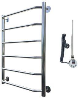 Электрический полотенцесушитель Тругор Браво 1 80x40см хром Браво1/элТЭН8040