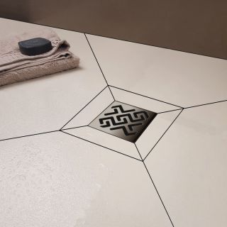 Душевой трап Berges Zentrum Antik 091464 10см хром глянец