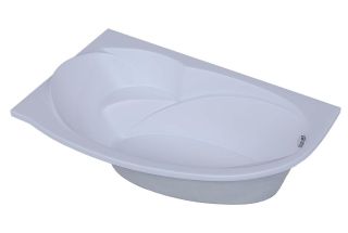 Акриловая ванна Aquatek Бетта BET150-0000067 150х95 см левая с фронтальным экраном сборно-разборный сварной каркас