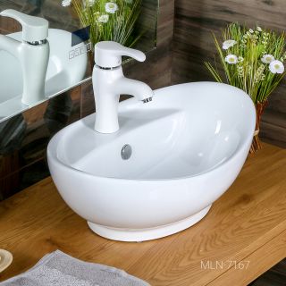 Накладная раковина Melana 7167-805 60см белый