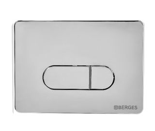 Комплект Berges 4в1 042437: инсталляция NOVUM 525 D3 хром глянец унитаз ALBIT S сидение дюропласт Top Slim SO