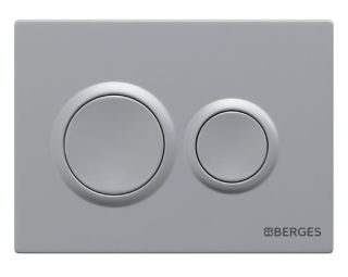 Комплект Berges 043402: инсталляция NOVUM кнопка O2 хром матовый унитаз Sigma Rimless сидение дюропласт быстросъём
