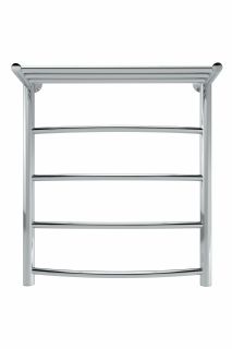 Полотенцесушитель водяной Indigo Arc LASHW60-50P с полкой 60x50 см хром