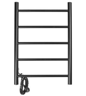 Полотенцесушитель электрический Domoterm Аврора DMT 109-5 50x60 EK L чёрный