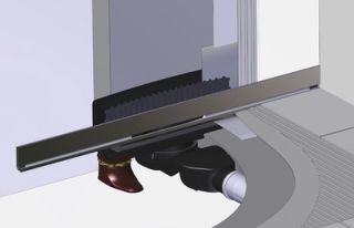 Душевой лоток Berges Wasserhaus Wall 1000 090157 с решеткой Матовый хром