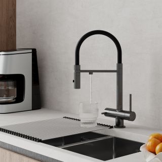 Смеситель для кухни IDDIS Ace ACEGMFFi05 графит