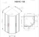 Душевой уголок AvaCan C01 100x100 см