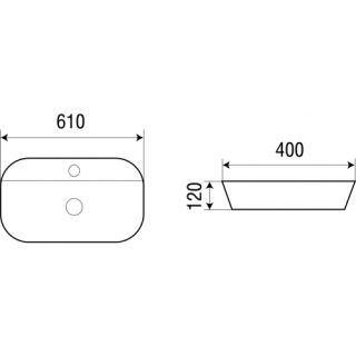 Раковина подвесная WW SK  Арт. ELBACH 2203 10000003825
