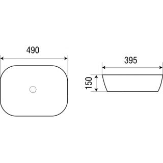 Раковина подвесная WW SK Арт. ELBACH 2143 10000003846