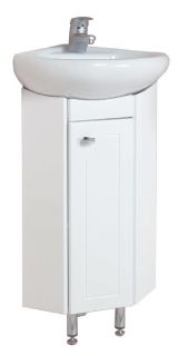 Напольная тумба под раковину Onika Малютка 103301 угловая 33см белый