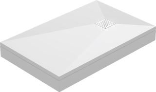 Поддон литьевой Essentia БЕЛЫЙ 100x70 см