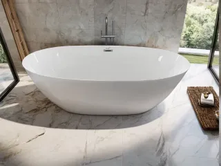 Акриловая ванна Cerutti SPA GRETA170 СТ 10516 отдельностоящая 170x80 см белый