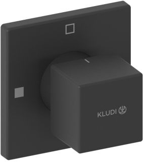 Переключатель на два положения Kludi Decus 548473975 чёрный матовый