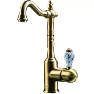 Смеситель для раковины Boheme Crystal бронза 302-CRST