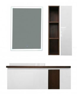 Шкаф навесной Эстет Malibu ФР-00007133 П 20см белый