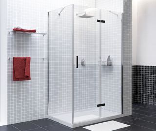 Душевой уголок Wasserkraft Aller Black 10H10RBLACK MATT 120x100 правый