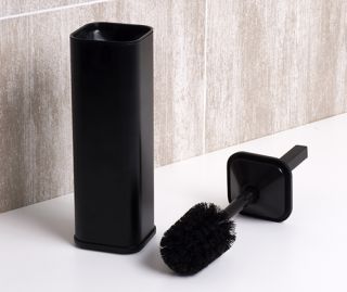 Wasserkraft K-1117BLACK Щетка для унитаза напольная