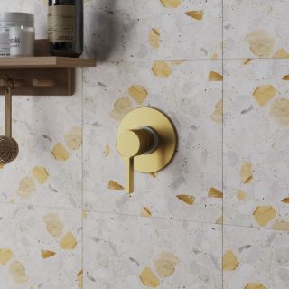 Встраиваемый смеситель для душа Paini Brera 74PJ690 матовое золото