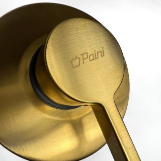 Встраиваемый смеситель для душа Paini Brera 74PJ690 матовое золото