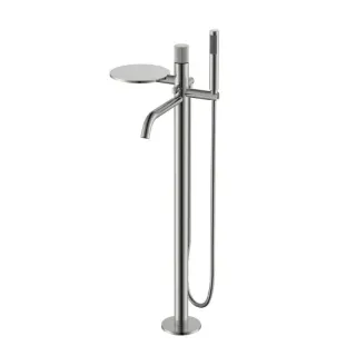 Напольный смеситель для ванны Boheme Stick Linea 129-NB.3 брашированный никель