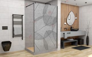 Душевая перегородка AvaCan MB110 MT чёрный