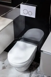 Подвесной унитаз Boheme Fiore 978-SET-W безободковый смыв торнадо белый глянец