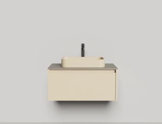 Подвесная тумба Salini Domino 27D108 80см эмаль/гладкий фасад