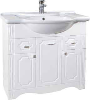 Тумба под раковину Bellezza Кантри 85см белый 00000010050