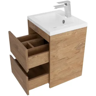 Тумба под раковину ArtMax Family Family-M-400-2C-SO-HG 40 см дуб харбор золотой