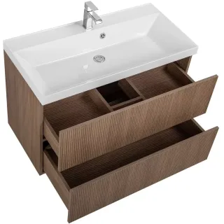 Тумба под раковину ArtMax Verona AM-Verona-Push-900-2C-SO-KV 90 см кадена вуд