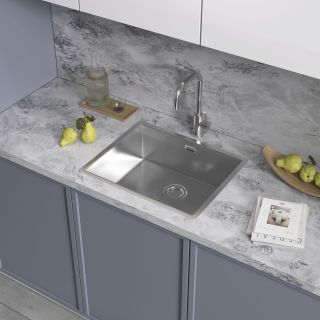 Мойка кухонная Reflexion Como 54-SS RX2054SS полированная сталь