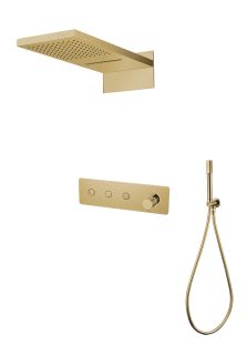 Душевой комплект Boheme Fusion золото 130-G