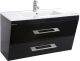 Тумба под раковину Bellezza Берта 90см черный 00000007107