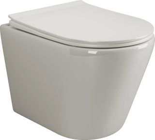 Подвесной унитаз Ceramica Nova Highlight CN1804 безободковый белый