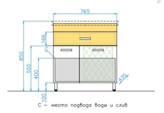 Тумба под раковину Style Line Ориноко 80 ЛС-00000636