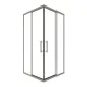 Душевой уголок Timo T37 100x100 см никель