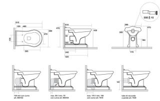 Унитаз Kerasan Retro 101601 приставной белый