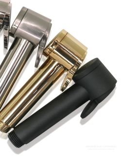 Гигиенический душ Bossini Paloma Flat B00462.073 чёрный матовый