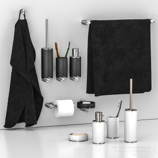 Ёршик для унитаза Gessi 316 54743.239 белый/брашированная сталь