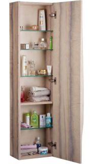 Пенал подвесной Clarberg Papyrus Wood Pap-w.05.35/LIGHT 35x133см светлое дерево