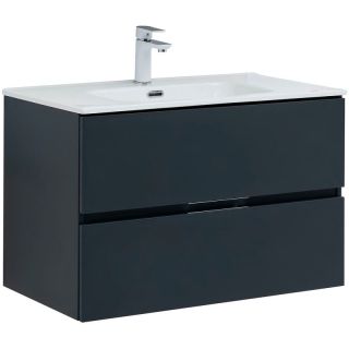 Тумба под раковину Aquanet Алвита New 277515 80 см антрацит