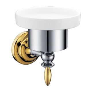 Мыльница Melana MLN-820010-1 хром/золото