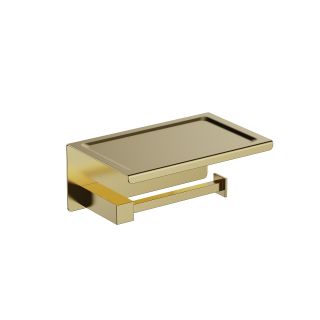 Держатель для туалетной бумаги Timo Selene с полкой для телефона золото матовое 17044/17