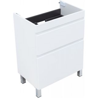 Тумба под раковину Aquanet Слим 346042 60 см белый сатин