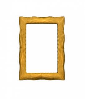 Зеркало Boheme Soho с подсветкой золото 521