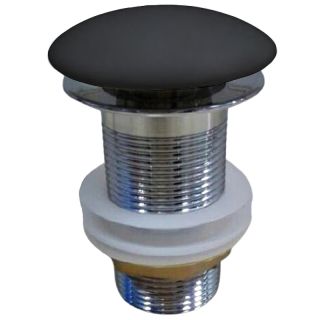 Донный клапан Vincea DBS-216MB с керамической черной крышкой без перелива