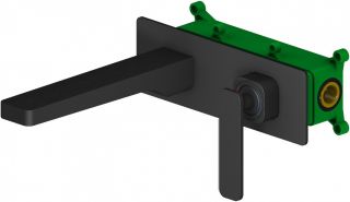 Встраиваемый смеситель для раковины Timo Torne чёрный 4371/03SM