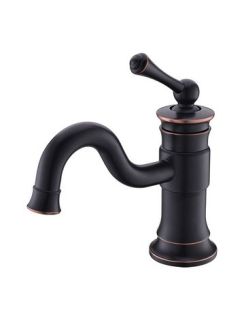 Смеситель для раковины Timo Adelia 6061/04F чёрный/антик