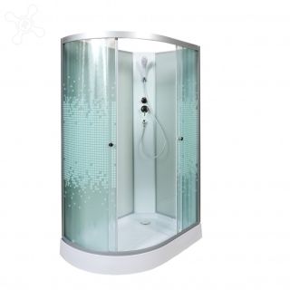 Душевая кабина Deto L 902 R N без крыши 120х80х200 см